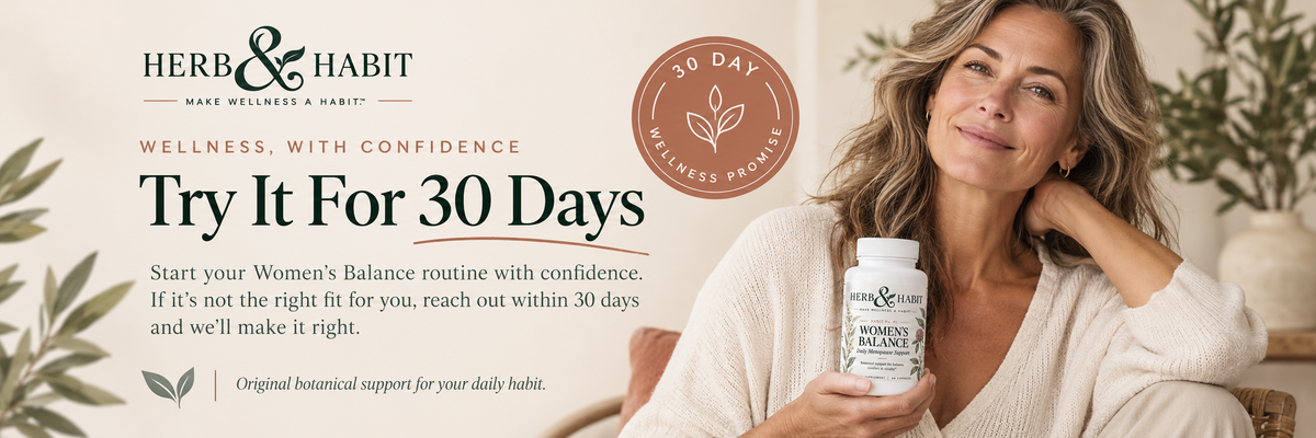 HERB & HABIT 30-day wellness promise